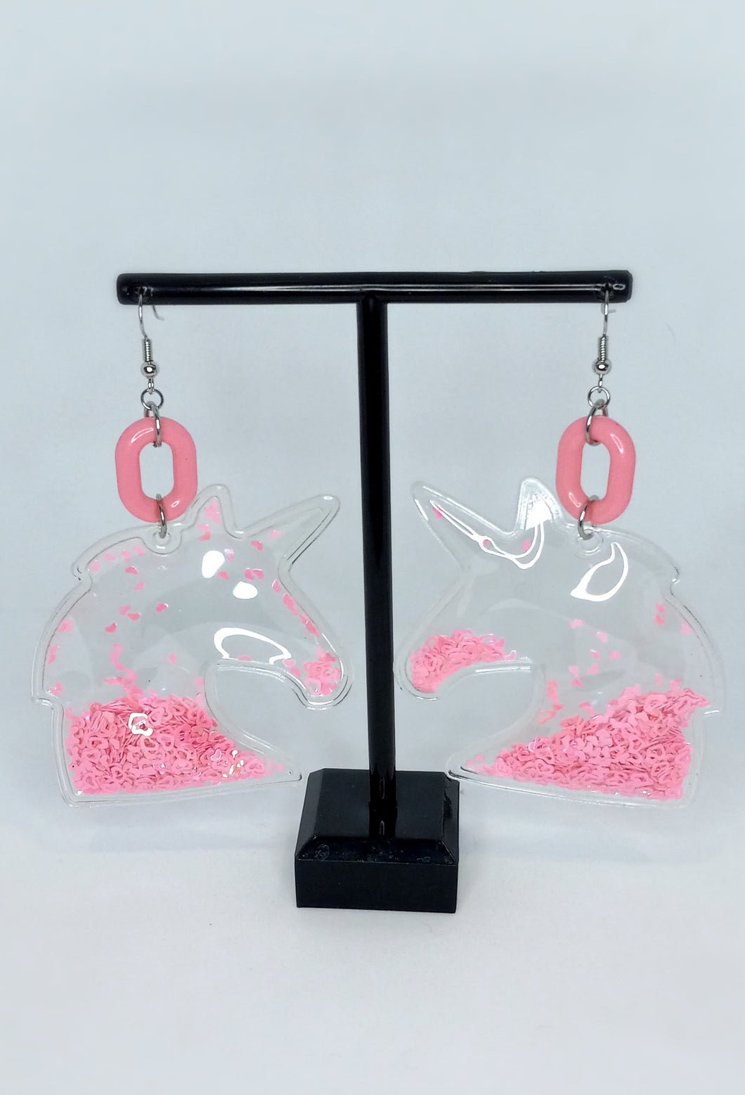 Pink Unicorn Shakers Earrings