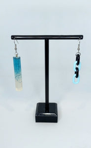 Blue and Black - Mix Match Earrings