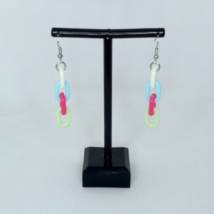 Multicolor Link Earrings - 2