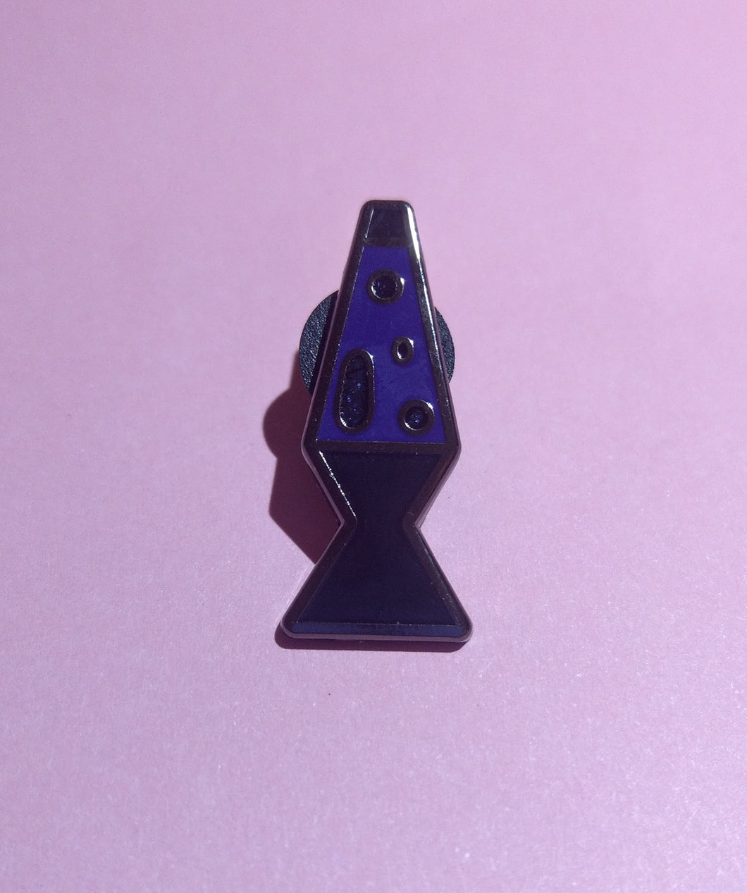 Black/Purple Lava Lamp Enamel pin