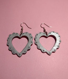 Lace Hearts Earrings