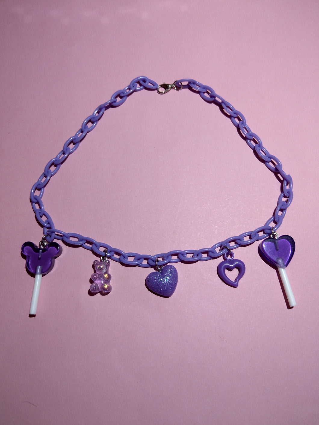 Purple Choker Necklace