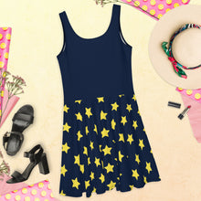 Load image into Gallery viewer, Starry Skater Dress
