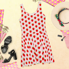 Load image into Gallery viewer, Strawberry Skater Dress
